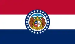 Vlajka amerického státu Missouri