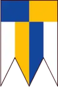 Nad jazerom – vlajka