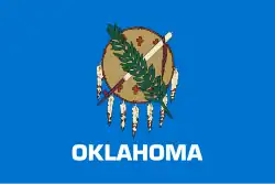 Vlajka amerického státu Oklahoma