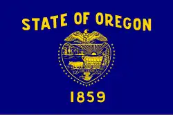 Vlajka amerického státu Oregon