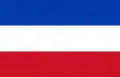 Paraguayská vlajka (1811 a 1830–1842) Poměr stran: 3:5