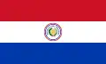Paraguayská vlajka (1988–1990) Poměr stran: 3:5