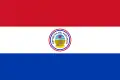 Paraguayská vlajka (rubová strana) (1883–1954)