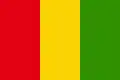 Vlajka Rwandského království (1959–1961) Poměr stran: 2:3
