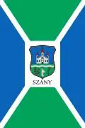 Szany – vlajka