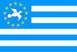 Vlajka Federativní republiky Jižního Kamerunu/Ambazonie Poměr stran: 2:3