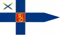 Vlajka finského prezidenta (1944–1946) Poměr stran: 11:19