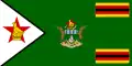Vlajka zimbabwského prezidenta (od roku 1987) Poměr stran: 1:2