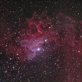 Mlhovina Flaming Star