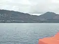Pohled na letiště z moře
