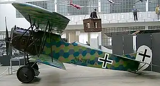 Fokker D.VII v Deutsches Museum v Mnichově.