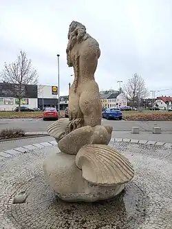Fontána Zrození Venuše v Olomouci-Povelu