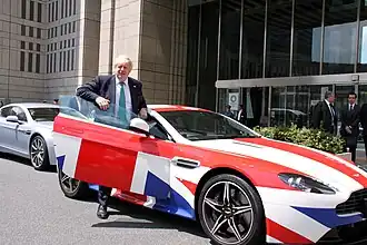 Johnson během návštěvy Tokia v červenci 2017
