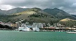 město Formia a Monti Aurunci