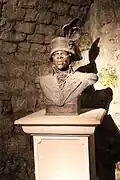 Busta Toussainta Louvertura ve francouzské věznici Fort de Joux, Franche-Comté