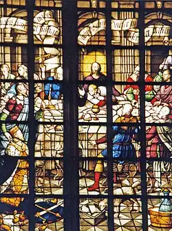 Poslední večeře, 1557, střední detail