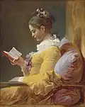 Čtenářka, 1770