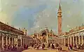 Francesco Guardi, Slavnostn Nanebevstoupení na náměstí sv. Marka (2. pol. XVIII. stol)