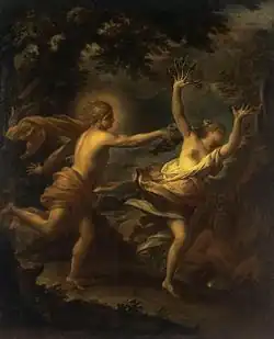 Apollón a Dafné (1. třetina 18. stol.), Ermitáž, Petrohrad