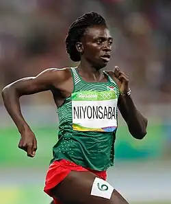 Francine Niyonsabaová (18. srpna 2016)