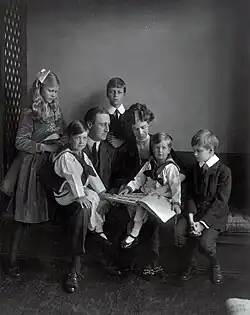 Rodinný portrét rodiny Franklina Roosevelta, 1919
