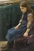 Sedící dívka (kolem 1947)