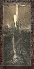 Jak paprsek Slunce na dřevě života umíral (kresba)