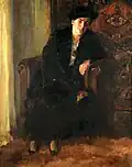 František Hoplíček Dáma v křesle (1919)