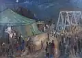 Na pouti (olej na překližce), 1940