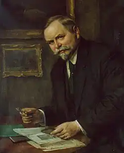 František Ondrúšek Portrét stavitele Františka Jurečky (1923)