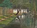 František Pečinka Stavení u potoka (1911)