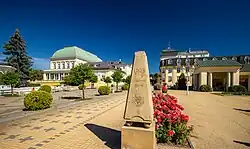 Národní třída ve Františkových Lázních s kasinem