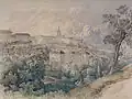 Pohled na Prahu z Petřína