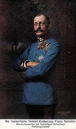 František Salvátor v roce 1910