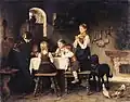Modlitba před jídlem, 1875