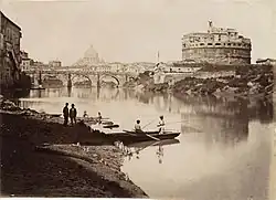 Řím, Veduta generale del Ponte e Castel S. Angelo