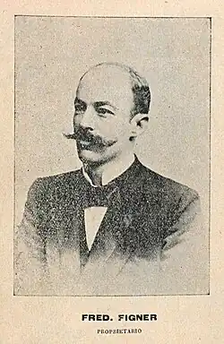 Fred Figner v roce 1904