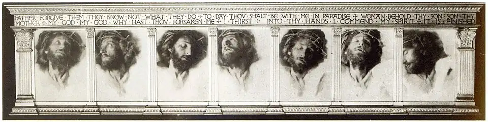 Fred Holland Day: Sedm posledních slov Krista, autorportréty jako Kristus s trnovou korunou, 1898
