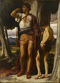 Frederic Leighton, Jonathan Token to David, asi 1868