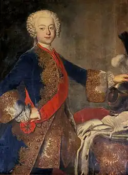 Karel Evžen Württemberský (kolem 1740)