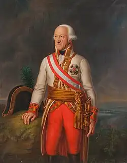 polní maršál Bedřich Josiáš, princ koburský