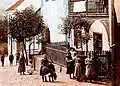 Frickův dvůr v Českém Krumlově, kolem 1900