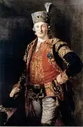 Baron Heynitz v pruské hornické uniformě, 1802
