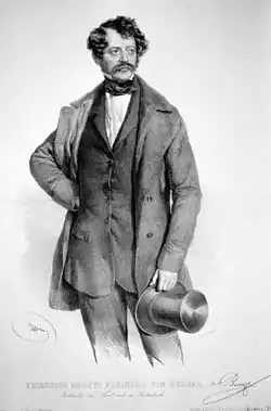 Friedrich Moritz von Burger (litografie Josefa Kriehubera, 1851)
