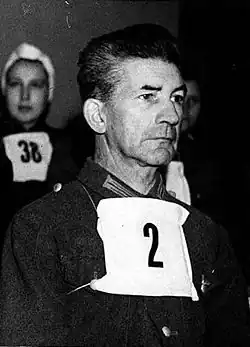 Klein u soudu v roce 1945