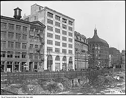 Front Street, east of Bay Street