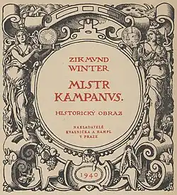 Titulní strana z vydání roku 1940 (od Adolfa Kašpara)