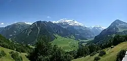 Pohled na údolí Linthal