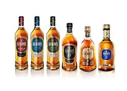 Whisky Grant's se vyrábí v šesti druzích, odlišujících se dobou zrání