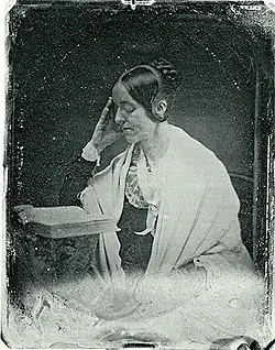 Jediná známá daguerrotypie Margaret Fuller (1846).